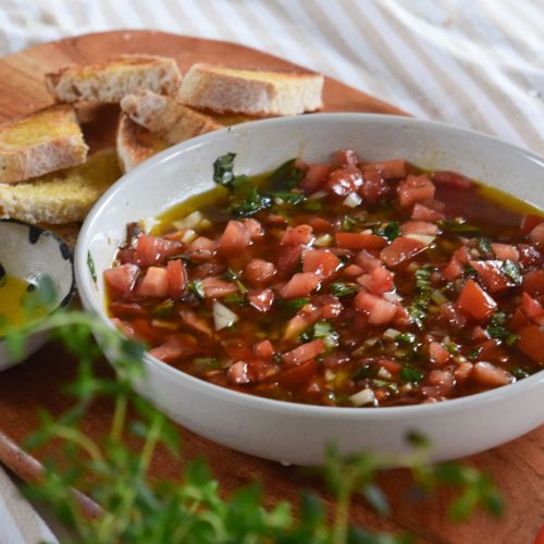 Bruschetta Dipping Bowl
