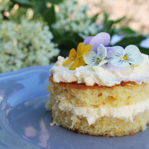 Orange & Elderflower Sponges