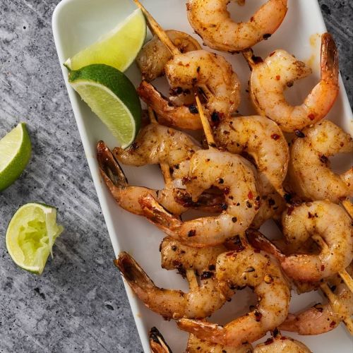 Prawns with Mango & Chilli Dressing
