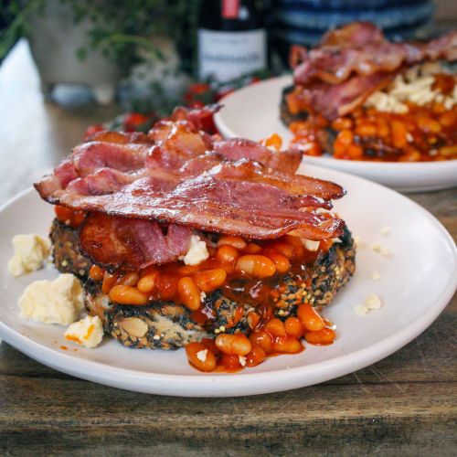 Spicy Chorizo Posh Beans on Toast