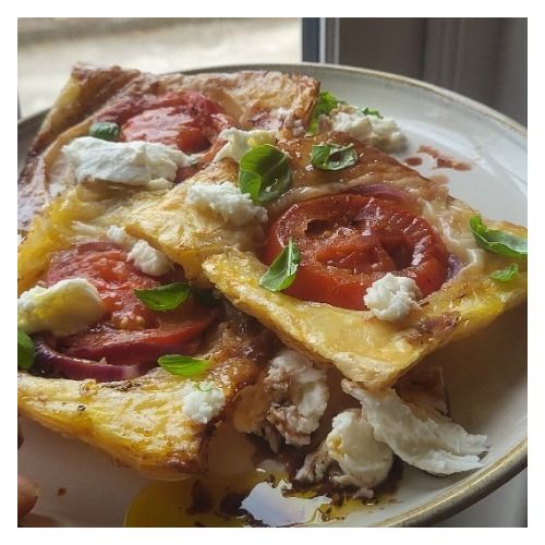 Charlie & Ivy's Red Onion & Tomato Tartlets