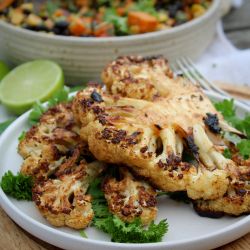 Peri-Peri Barbecue Cauliflower Steaks - Charlie & Ivy's