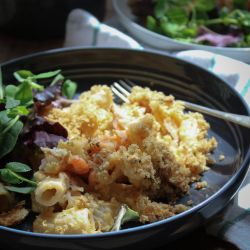 Baked Seafood with Truffle & Tortiglioni