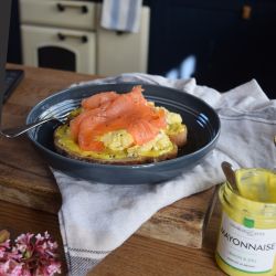Charlie & Ivy's Salmon & Eggs on Toast with Lemon & Dill recipe