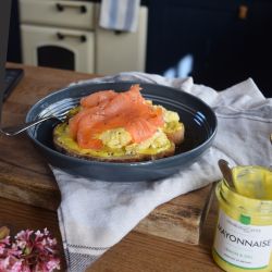 Charlie & Ivy's Salmon & Eggs on Toast with Lemon & Dill recipe