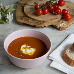 Spiced Tomato and Lentil Soup