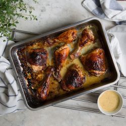 Sticky Honey Mustard Wings