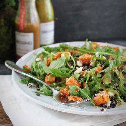 Sweet Potato, Lentil & Feta Cheese Salad