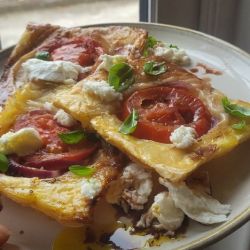 Charlie & Ivy's Red Onion & Tomato Tartlets