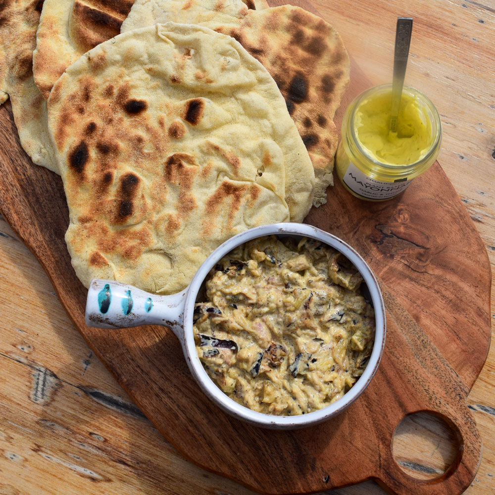 Charred Aubergine Dip with Garlic & Thyme