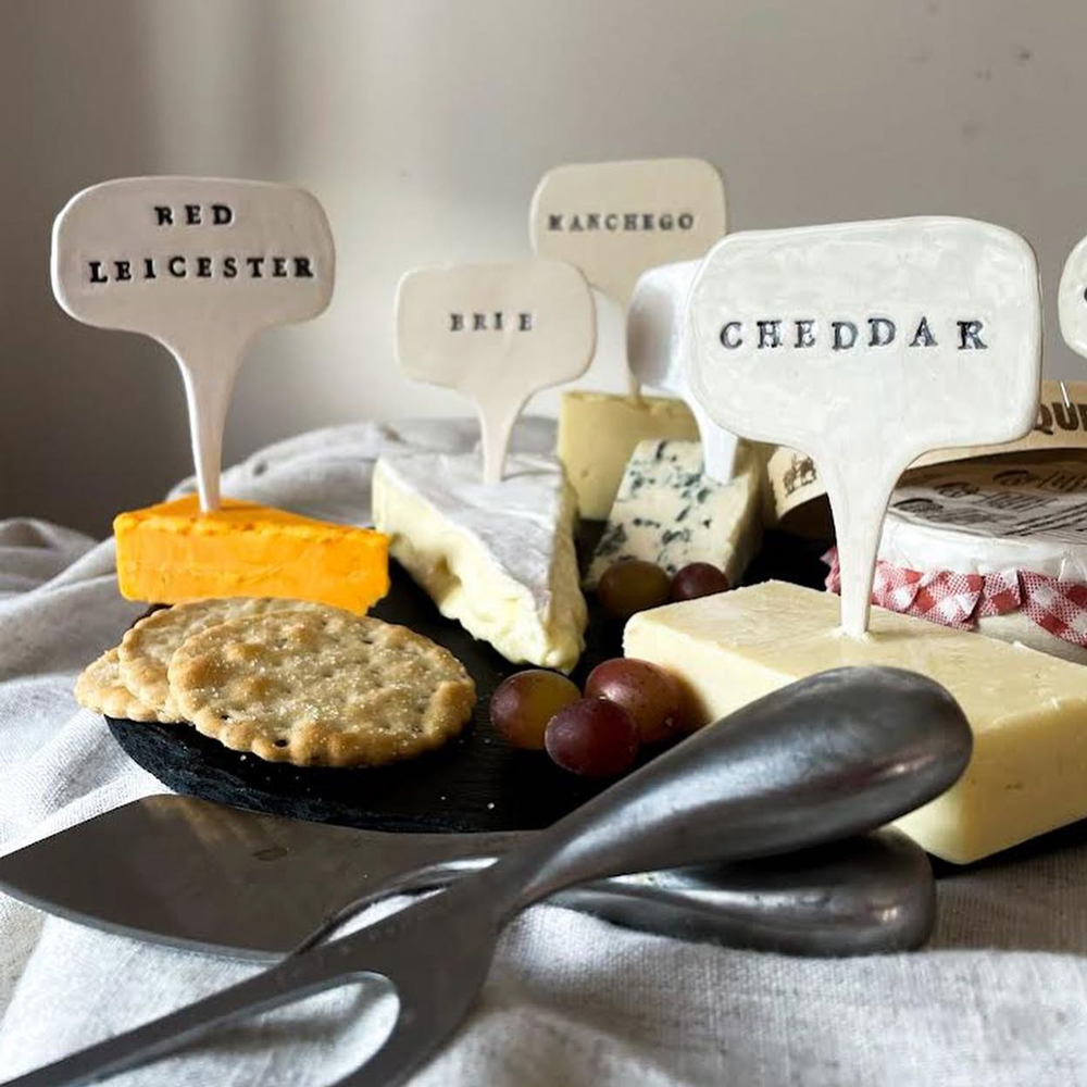 Ceramic Cheese Markers