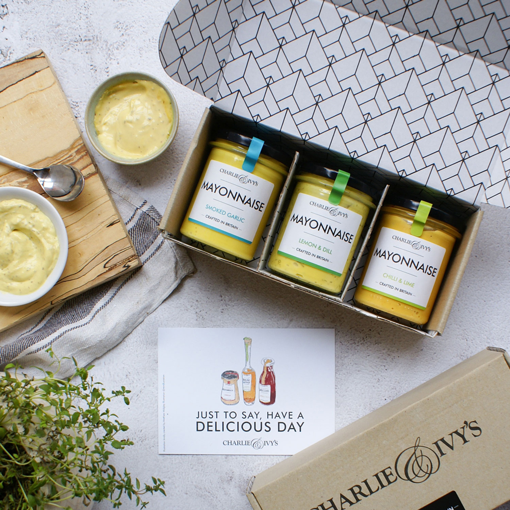 Charlie & Ivy's Trio of Mayos Gift Set