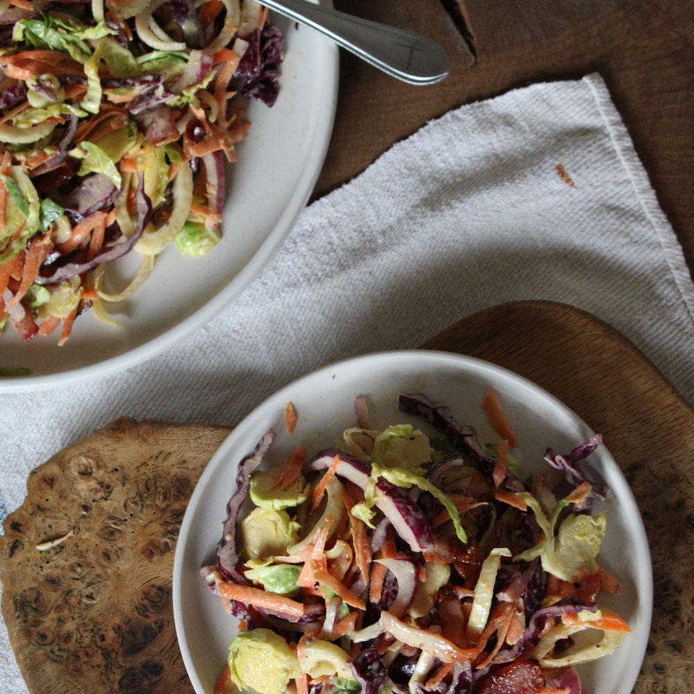Winter Veg & Pancetta Coleslaw with Mustard & Ale