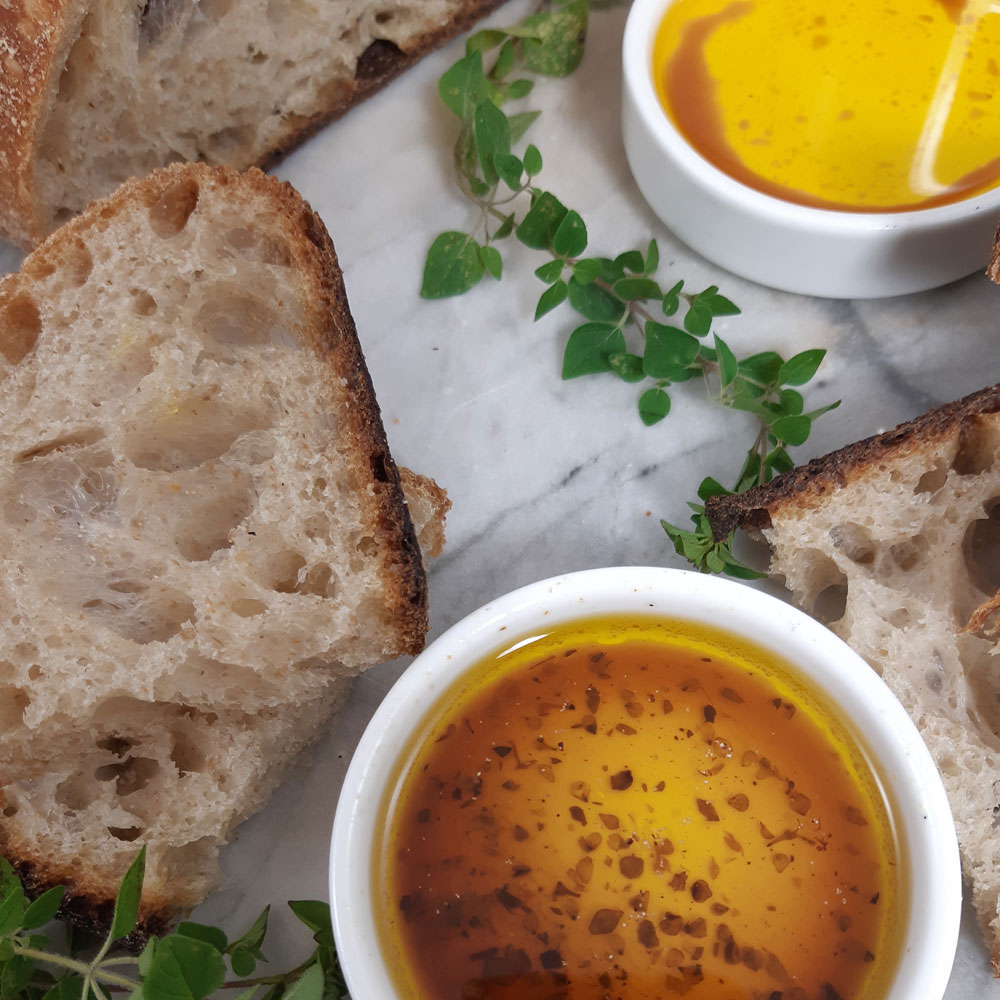 Trio of Balsamic Dipping Oils & Crusty Bread