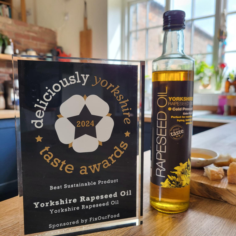 Yorkshire Rapeseed Oil Deliciously Yorkshire Taste Award 2024