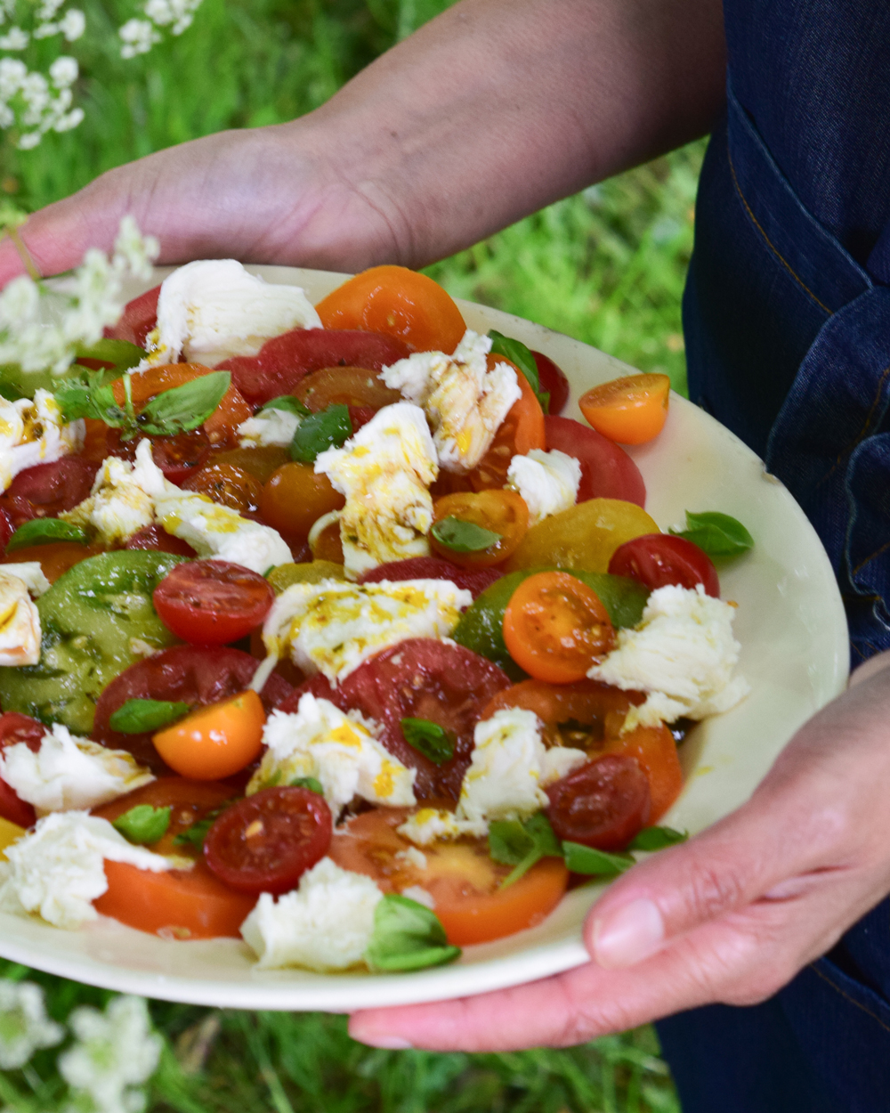 SIMPLE TOMATO & MOZZARELLA SALAD