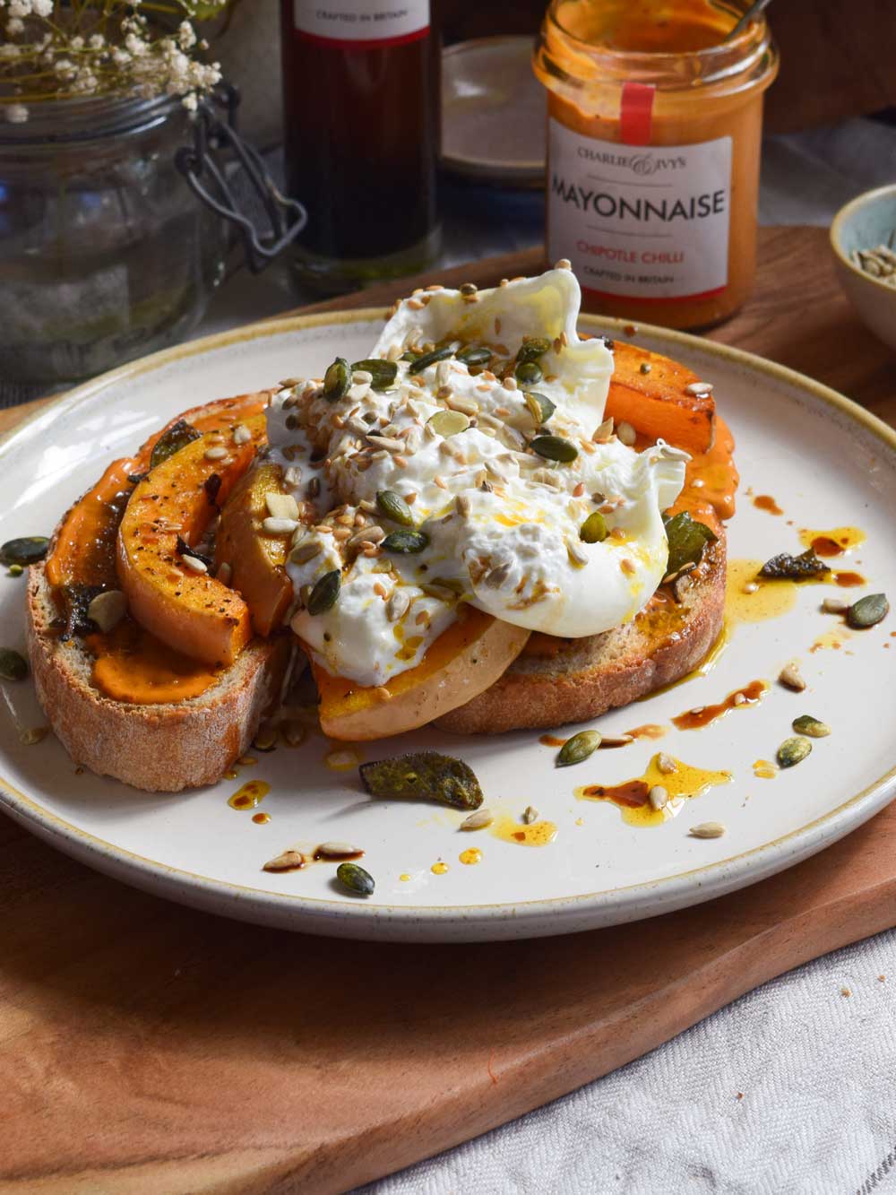 Roasted Squash Burratta
